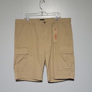 Levi's Mens Tan Carrier Cargo Shorts Above Knee Sz 40 Outdoor, Hiking, Casual